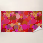 badhanddoek met rode stip (Voorkant)