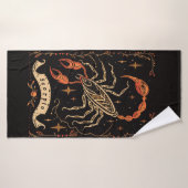 Badhanddoek Schorpioen Hemelse Zodiac Art (Badhanddoek)