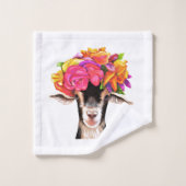 Badhanddoek Set Posey de Geit Bad Handdoek (Wasdoekje)