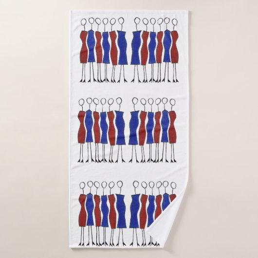 Badhanddoek (uniek handgetekend) (Badhanddoek)