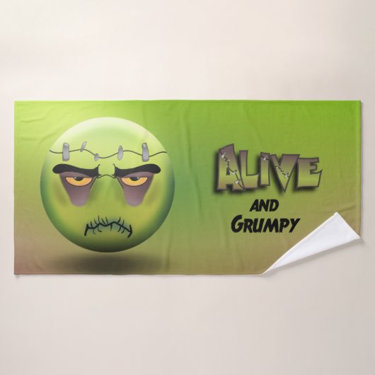 Badhanddoek van Frankenmoji (Badhanddoek)