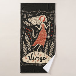 Badhanddoek Virgo Celestial Zodiac Art