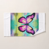 Badhanddoek vlinderontwerp bad handdoek (Handdoek)