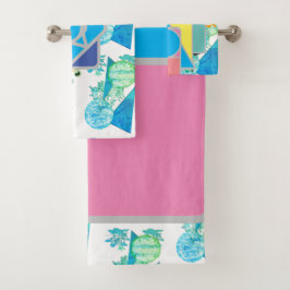 Badhanddoeken set bad handdoek