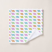 Badhanddoekenset - IJsbeerpatroon Bad Handdoek (Wasdoekje)