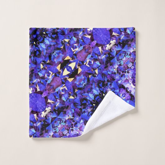 Badhanddoekset Paarse Amethist Bad Handdoek (Wasdoekje)