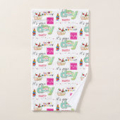 Badhanddoeksets, Happy Birthday FUN Cupcake Bad Handdoek (Handdoek)