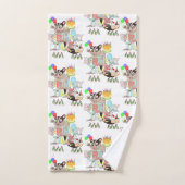 Badhanddoeksets, Happy Birthday Possum cake Bad Handdoek (Handdoek)