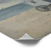 Badhuis op het strand (1876) James Ensor Poster (Hoek)