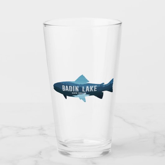 Badin Lake North Carolina Vis Glas (Voorkant)