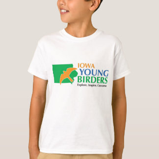 Badine le T-shirt avec le jeune logo de Birders de