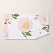 Badkamer Handdoek Set Baby Roze Kosmos op Wit (Handdoek)