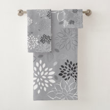 Badkamer handdoek set, minimalistisch patroon