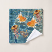 Badkamer handdoek sets Gevist (Wasdoekje)