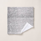 Badkamer handdoek sets grijs (Wasdoekje)