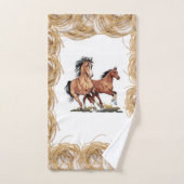 Badkamer handdoek sets Paard (Handdoek)