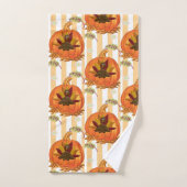 Badkamer handdoek sets pompoen Sinaasappel Turkije (Handdoek)