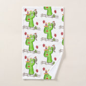 Badkamer handdoek sets vogel cactus (Handdoek)