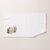 Badkamer Handdoek Sets  Wit Rose Floral (Handdoek)