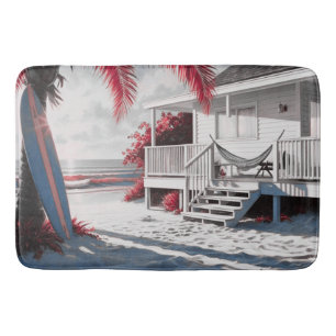 Badkamer strand thema badmat
