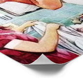 badkamer voor liefhebbers poster (Hoek)