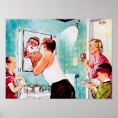 badkamer voor liefhebbers poster (Voorkant)