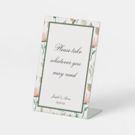  badkamerbord in Tuin Groene Bloemen Reclamebord Met Voetstuk