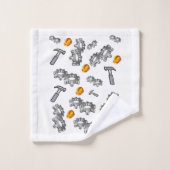 Badkamerhanddoek sets gereedschap bad handdoek (Wasdoekje)