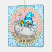 Badkaskabouter  keramisch ornament (Links)
