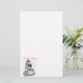 badkuip, Blanket Baby Briefpapier (Staand voorkant)