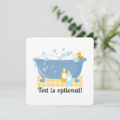 badkuip met bellenbad kaart (Staand voorkant)