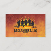 Badlanders LLC Carte de visite (Devant)