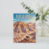 Badlands Briefkaart (Staand voorkant)