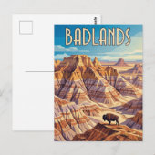 Badlands Briefkaart (Voorkant / Achterkant)