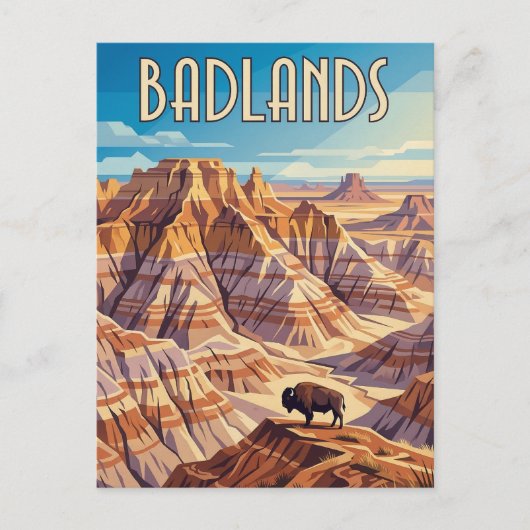 Badlands Briefkaart (Voorkant)