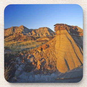 Badlands-formaties bij Dinosaur Provincial Park 3 Onderzetter
