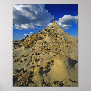 Badlands-formaties bij Dinosaur Provincial Park 5 Poster