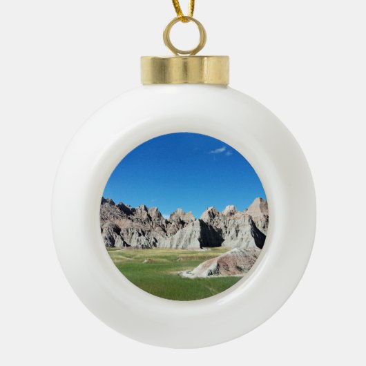Badlands Keramische Bal Ornament (Voorkant)