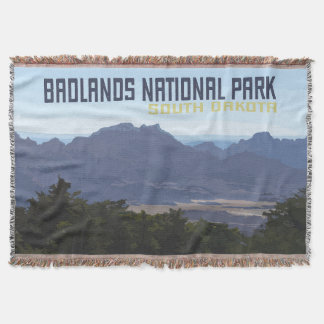Badlands Nationaal Park Katoenen Gooi Deken