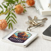 Badlands national park Key chain Sleutelhanger (Zijkant)