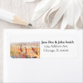 Badlands National Park Retour Adresse Étiquettes (En situation)