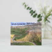 Badlands National Park South Dakota Carte postale (Debout devant)