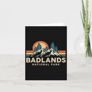 Badlands National Park Souvenir Wandelen Camping O Kaart