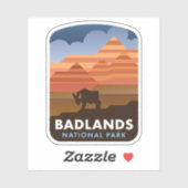 Badlands National Park Sticker (Feuille)