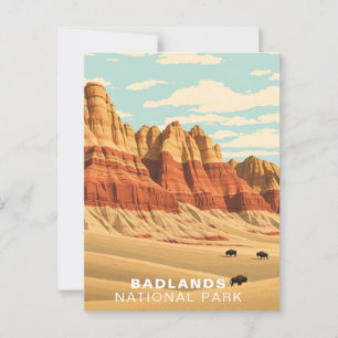 Badlands National Park Verenigde Staten South Dako Briefkaart