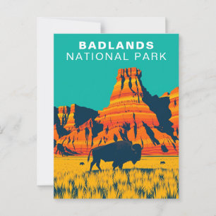 Badlands National Park Verenigde Staten South Dako Briefkaart