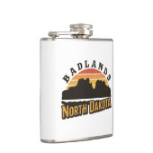Badlands North Dakota Retro Heupfles (Rechts)