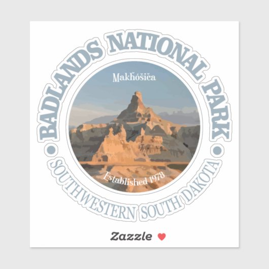 Badlands NP Sticker (Vel)