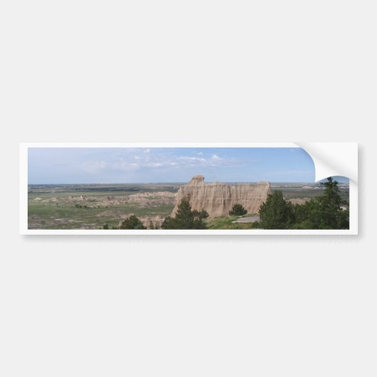 Badlands South Dakota Bumpersticker (Voorkant)