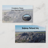 Badlands, South Dakota Visitekaartje (Voorkant / Achterkant)